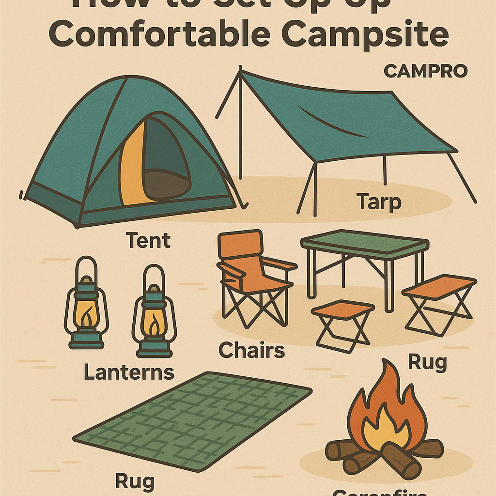 How to Set Up a Comfortable Campsite