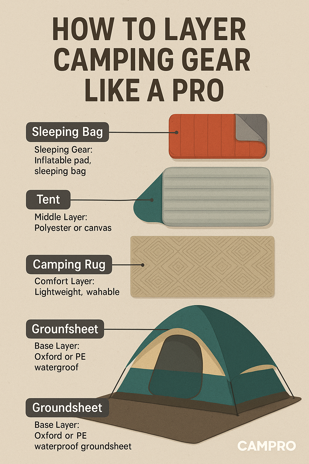 How to Layer Camping Gear Like a Pro