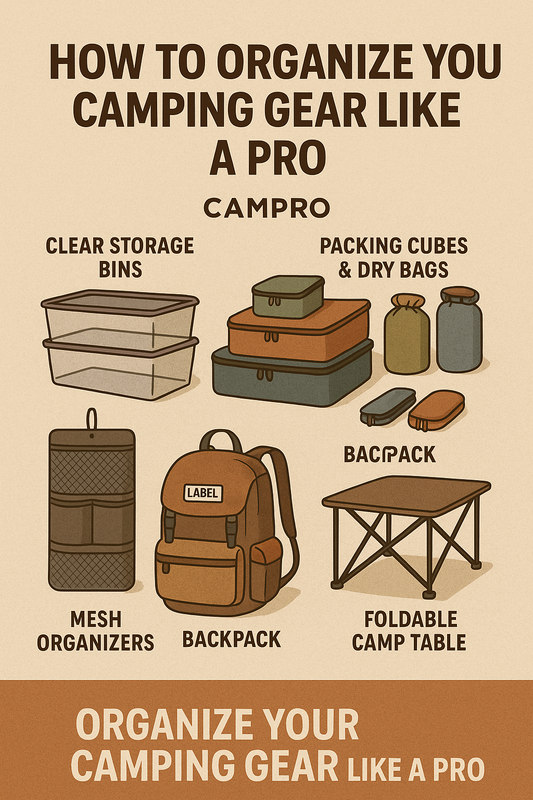 How to Organize Your Camping Gear Like a Pro