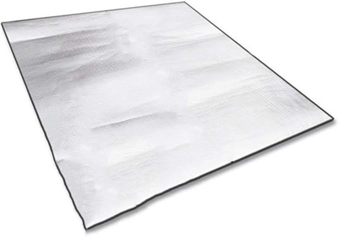YYET Camping Mat Foam Foil Blanket for Camping Foam Pad Insulating Foil Mat Sleeping Tent Pad Thermal Mattress Mat Pad Waterproof Aluminum Camping mat Reflecting Heat
