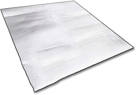 YYET Camping Mat Foam Foil Blanket for Camping Foam Pad Insulating Foil Mat Sleeping Tent Pad Thermal Mattress Mat Pad Waterproof Aluminum Camping mat Reflecting Heat