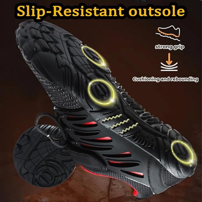 Barefoot Shoes Men Wide Toe Box Zero Drop Water Shoes Men for Gym Workout Minimalist Weightlifting Cross-Trainer Running Hike Grounded Footwear