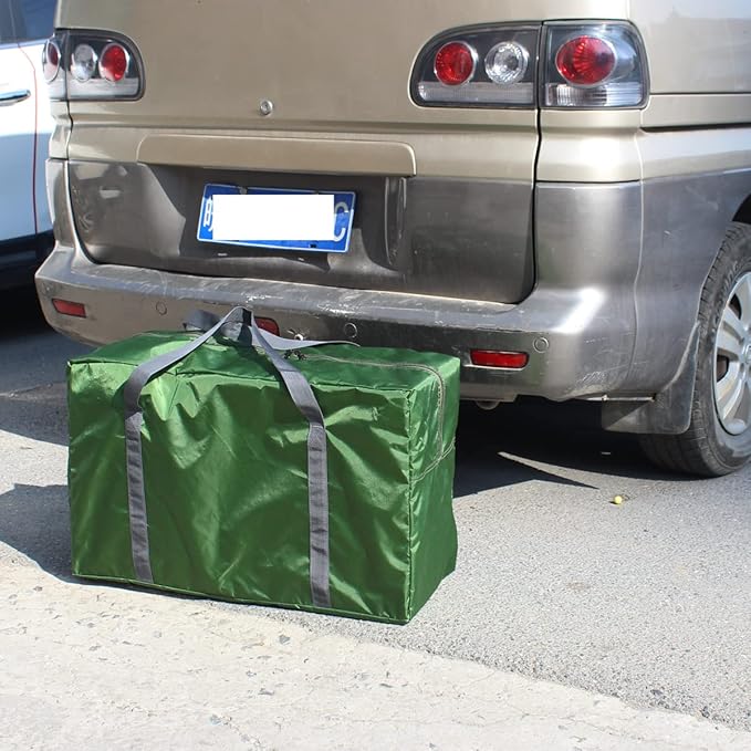 Extra Large 30" Moving Bag Totes Heavy Duty Reusable Inflatable Kayak Storage Carry Bag Lightweight Nylon Luggage Bag for Travelling,College Dorm, Camping, Christmas Decorations Storage