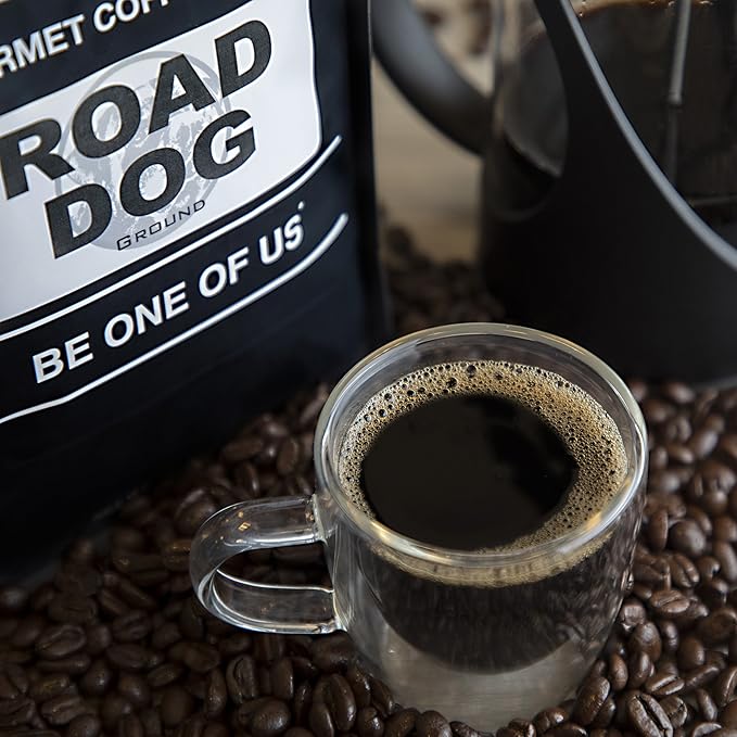 Koffee Kult Road Dog Dark Roast Coffee Beans (whole bean,32oz)