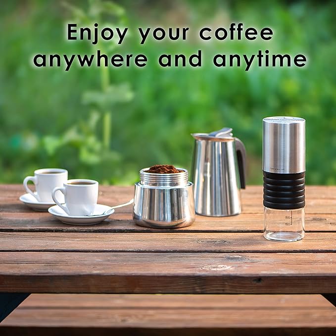 Mixpresso 6 Cup Greca Stovetop Espresso Maker, Moka Coffee Pot with Percolator Design, Stainless Steel Italian Coffee Maker, 300ml/10oz