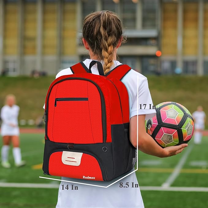 Soccer Ball Bag-Backpack for Basketball,Volleyball with Cleat Shoes and Ball Compartment for Sports Team,Trainning
