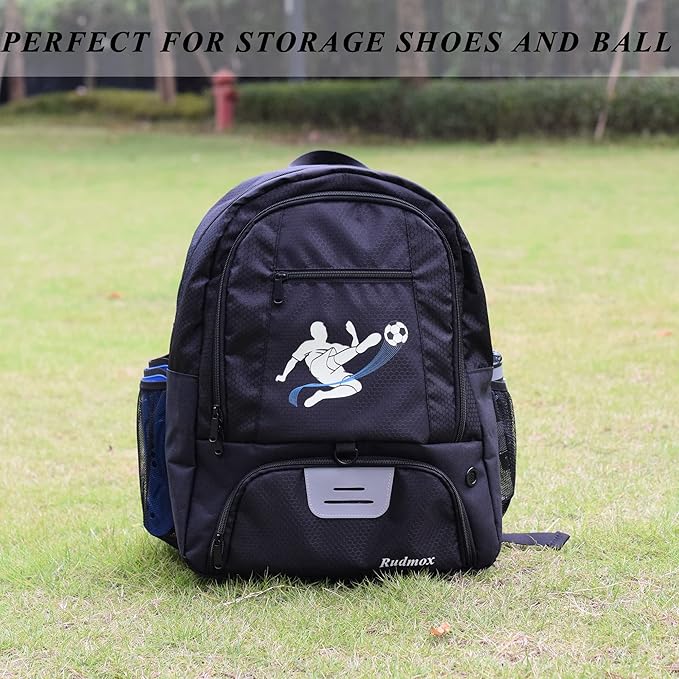Soccer Ball Bag-Backpack for Basketball,Volleyball with Cleat Shoes and Ball Compartment for Sports Team,Trainning